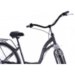 Mestský bicykel 28 Fuzlu Nevada S-3 Grafitová matná